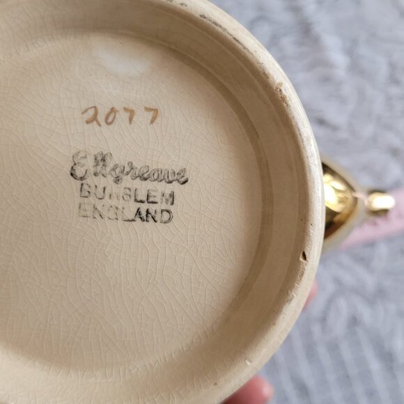 Vintage Ellgreave Teapot – Made in England (Pattern No. 2077) - Picture 3 of 4